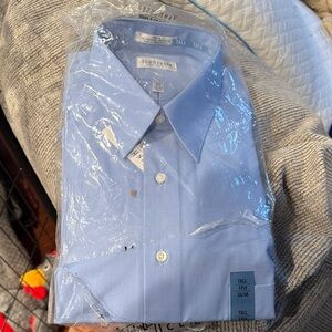 Van Heusen Light Blue Men’s Dress Shirt - Tall